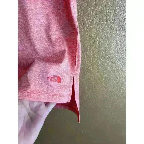 The North Face Women's Dawndream Muscle Tee Retro Orange Heather Size Large EUC - Picture 7 of 10